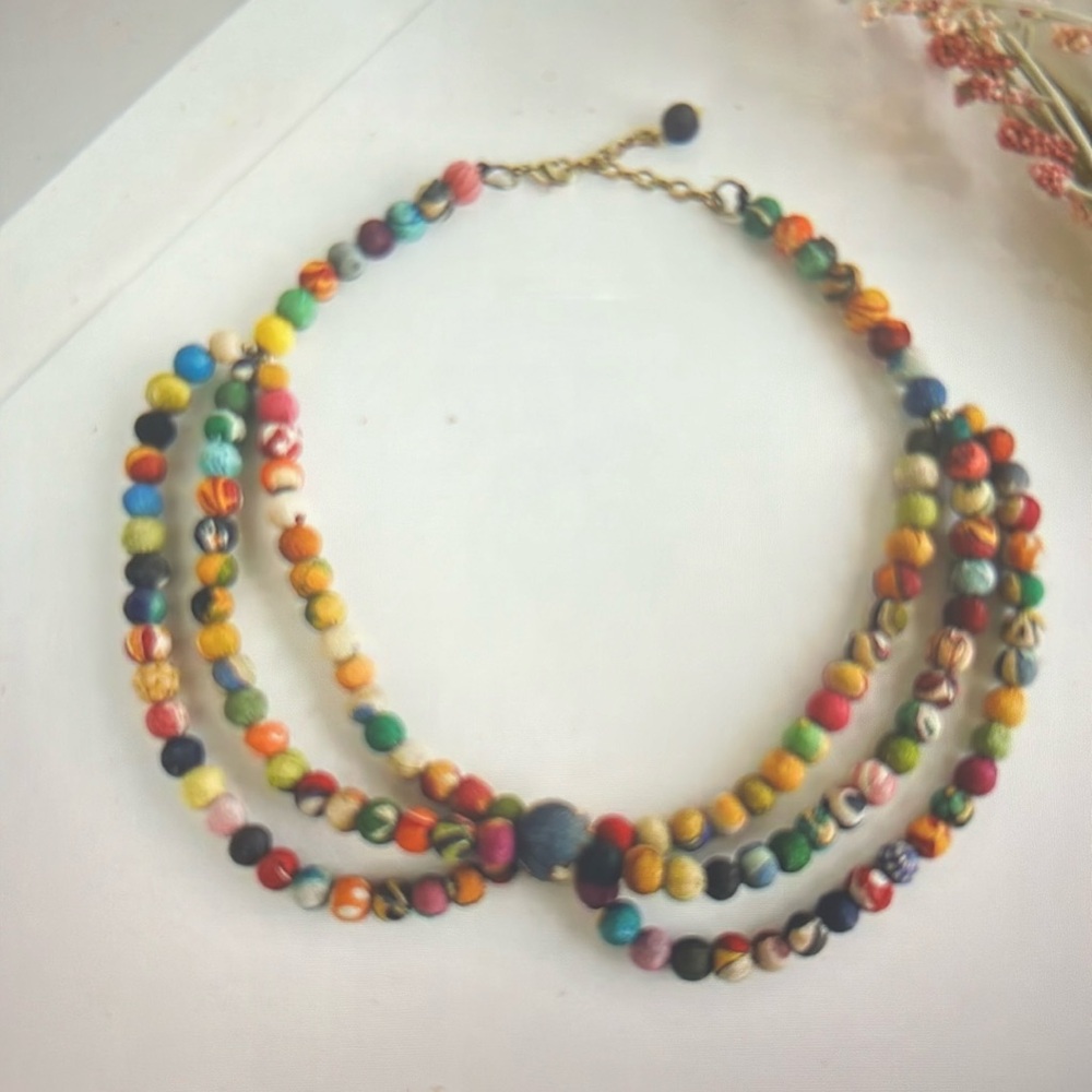 Kantha Potrait Necklace